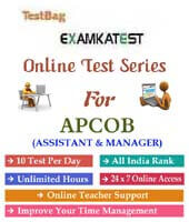 apcob assistant manager exam latest